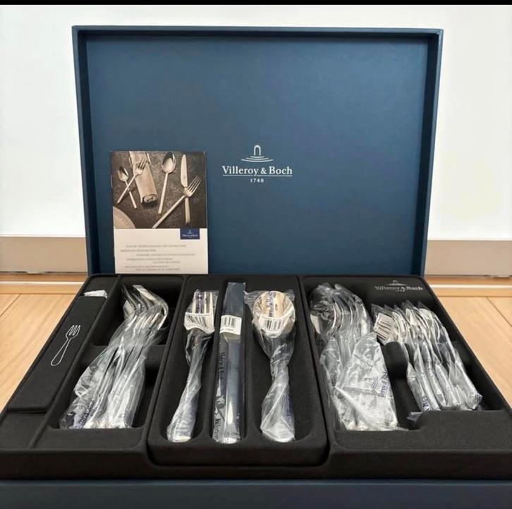 Villeroy & Boch OSCAR bestekset — 24 stuks, Huis en Inrichting, Keuken | Bestek, Nieuw, Bestekset, Inox of Chroom, Vaatwasserbestendig