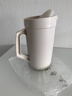 Tupperware Serveerkan 1,2 liter., Ophalen of Verzenden, Nieuw, Crème, Beker of Kan