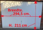 Hormann garagepoort 294,5 cm B. x 211 cm H. en/of onderdelen, Ophalen, Gebruikt, 120 cm of meer, Garagedeur