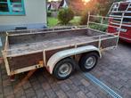 Aanhangwagen dubbele as, Ophalen, Gebruikt