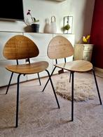 2 design stoelen - Søstrene Grene, Huis en Inrichting, Stoelen, Ophalen, Twee, Bruin, Design