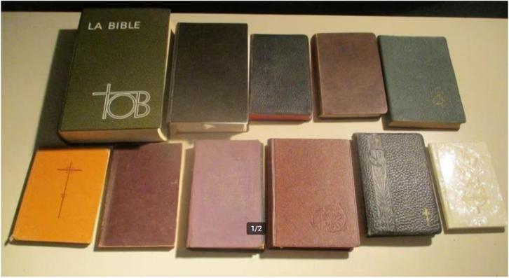 11 Oude Franstalige Religieuze/ Godsdienstige Boeken, Boeken, Godsdienst en Theologie, Zo goed als nieuw, Ophalen of Verzenden