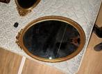 Louis XVI ovale gevormde vergulde spiegel,1950, Antiek en Kunst, Ophalen