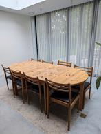 Ovale inklapbare tafel ikea vintage in gebruikte staat, Huis en Inrichting, Gebruikt, Ophalen