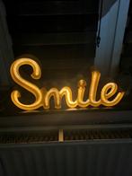 Enseigne lumineuse SMILE, Collections, Comme neuf, Enlèvement ou Envoi
