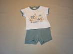 Baby T-shirt en short setje maat 56, Ophalen of Verzenden, Zo goed als nieuw, Setje