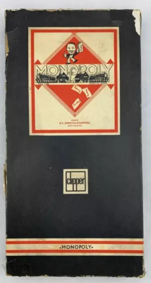 Monopoly Zwarte Doos Bordspel Vintage 1968 Clipper compleet, Hobby en Vrije tijd, Gezelschapsspellen | Bordspellen, Zo goed als nieuw