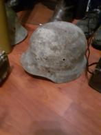 Oude duitse helm winter camo, Verzamelen, Militaria | Tweede Wereldoorlog, Ophalen of Verzenden