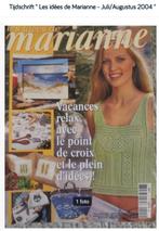 Tijdschrift " Les idées de Marianne - Juli/Augustus 2004 ", Hobby en Vrije tijd, Borduren en Borduurmachines, Handborduren, Patroon