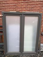 1 Aluminium en PVC raam 7038 kwart grijs, Doe-het-zelf en Bouw, Ophalen, Gevelraam of Ruit, Minder dan 80 cm, Zo goed als nieuw