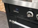 🔥Luxe Boretti Fornuis 90cm hoogglans zwart + rvs 1 oven, Elektronische apparatuur, Fornuizen, 60 cm of meer, Ophalen of Verzenden