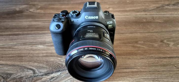 Canon R6 Mark II + Canon EF 50mm f/1.2L II USM, Audio, Tv en Foto, Foto | Lenzen en Objectieven, Zo goed als nieuw, Overige typen