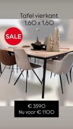 Tafel vierkant, Huis en Inrichting, Ophalen of Verzenden, Zo goed als nieuw, Vierkant