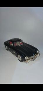 MERCEDES BENZ 300SL Coupe 1954 Zwart Burago 1/18, Ophalen of Verzenden, Zo goed als nieuw, Burago