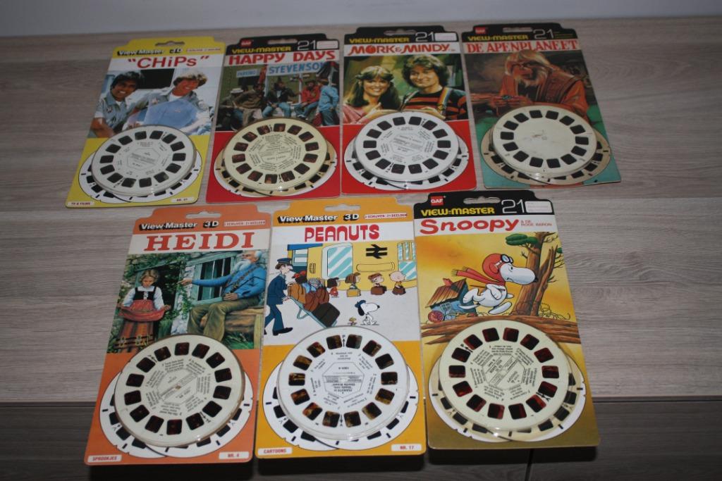 View-master 3D schijvensets , film , tekenfilm , Disney..., Ophalen of Verzenden, Gebruikt, Film, Overige typen