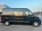 Renault Master dubbelcabine 7zit , dubbel schuifdeur!, Auto's, Bestelwagens en Lichte vracht, 4 cilinders, Renault, Zwart, Bedrijf