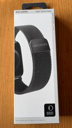 Nieuwe Decoded milanese Apple watch band, Ophalen, Zo goed als nieuw, Zwart