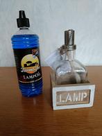 Olielamp + lampolie, Huis en Inrichting, Lampen | Tafellampen, Nieuw, Glas, Ophalen