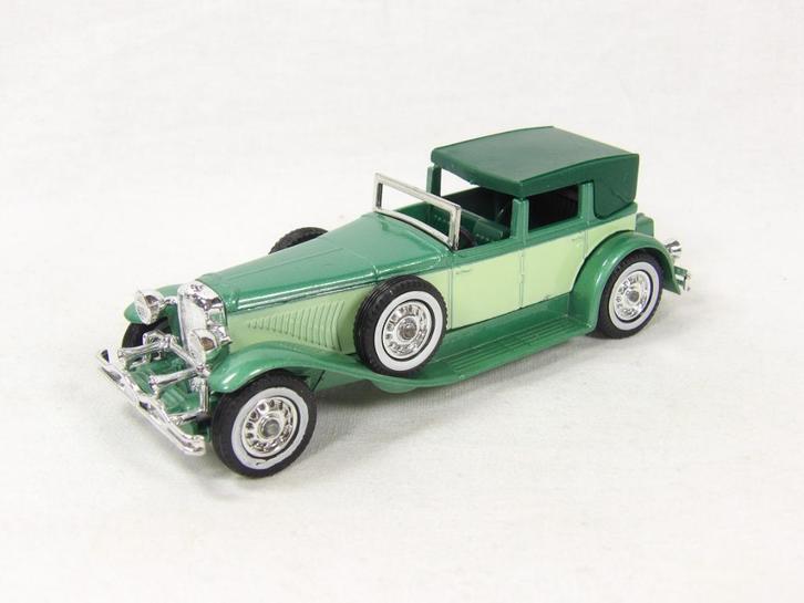 Models of Yesteryear - Y04 Duesenberg - groene achterkant !!, Hobby en Vrije tijd, Modelauto's | 1:43, Ophalen of Verzenden