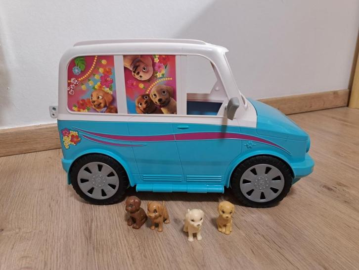 Barbie puppy mobile, Kinderen en Baby's, Speelgoed | Poppen, Gebruikt, Barbie, Ophalen