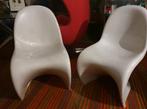 Twee Herman Miller panton chairs 70s, Huis en Inrichting, Ophalen, Kunststof, Gebruikt, Twee