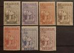 Belgique : OBP 377/83 ** Antituberculeux 1933., Gomme originale, Neuf, Sans timbre, Enlèvement ou Envoi