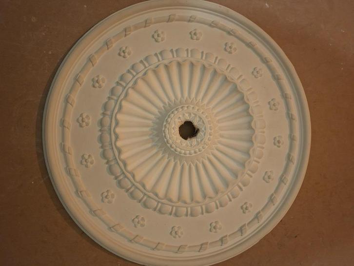 Plafond rozet gips zon bloem vintage, Doe-het-zelf en Bouw, Plinten en Afwerking, Gebruikt, Overige typen, Overige materialen