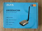 ALFA Network AWUS036ACHM - Dual-Band Ultra-Range USB Adapter, Computers en Software, Netwerkkaarten, Ophalen of Verzenden, Zo goed als nieuw