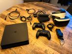 PS4 Slim 1TB + VR Bril, Games en Spelcomputers, Spelcomputers | Sony PlayStation 4, Ophalen, Met 2 controllers, Zo goed als nieuw