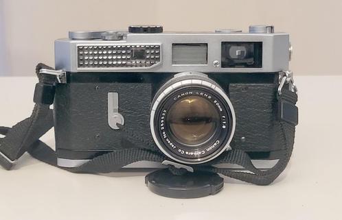 Canon modèle 7 télémetrique avec objectif 50mm f1.8, Audio, Tv en Foto, Fotocamera's Analoog, Gebruikt, Compact, Canon, Ophalen of Verzenden