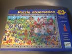Puzzle observation 54 pièces Chevaliers Djeco, Enfants & Bébés, Plus de 50 pièces, Utilisé, Enlèvement ou Envoi