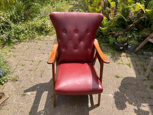 Vintage Louis van Teeffelen wingback chair, Maison & Meubles, Canapés | Sofas & Chaises Longues, Comme neuf, Enlèvement ou Envoi