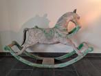 Groot antiek houten schommelpaard, echte eyecatcher, Ophalen