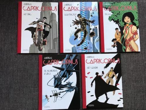 Andreas Capricornus 1-5 LUXE + Zeefdrukken (compleet) Sherpa, Boeken, Stripverhalen, Nieuw, Complete serie of reeks, Ophalen of Verzenden