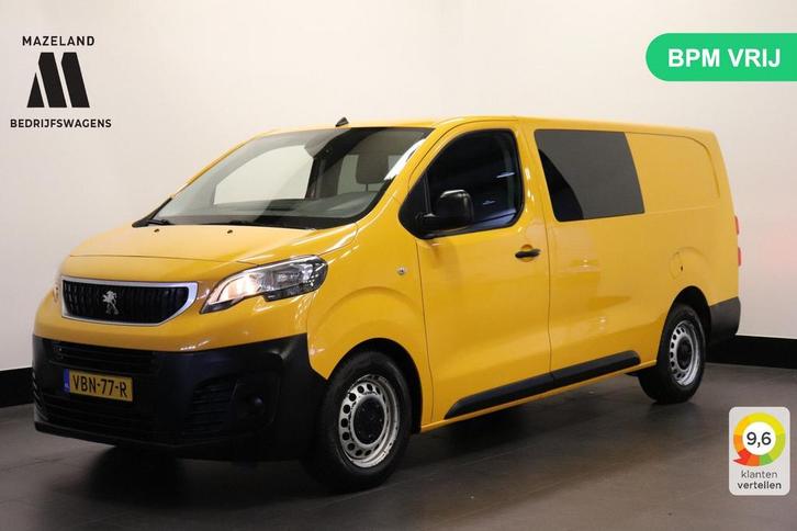 Peugeot Expert 2.0 BlueHDI 123PK Dubbele Cabine EURO 6 - Air, Auto's, Bestelwagens en Lichte vracht, Bedrijf, ABS, Airconditioning