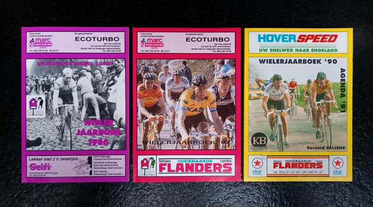 Annuaires de cyclisme 1986 - 1987 - 1990 (3 pièces), Livres, Livres de sport, Neuf, Course à pied et Cyclisme, Envoi
