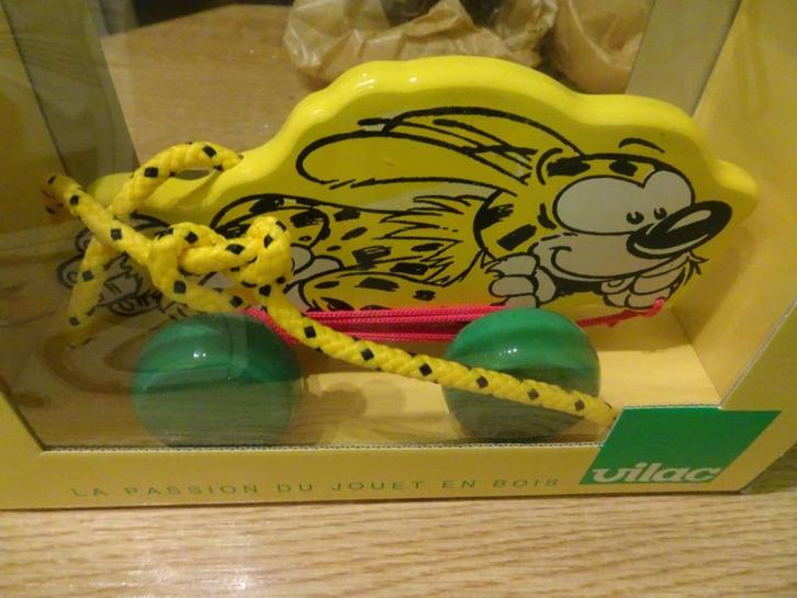 Vilac houten trotter - Marsupilami - Cadeau-idee!, Verzamelen, Stripfiguren, Nieuw, Boek of Spel, Guust of Robbedoes, Ophalen of Verzenden