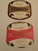 bieretiket clausen Mansfeld luxemburg, Ophalen of Verzenden, Zo goed als nieuw, Overige typen, Overige merken