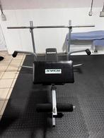 Multifunctionele Bench Press (Bench-Leg-Bicep), Sport en Fitness, Borst, Fitnessbank, Zo goed als nieuw, Ophalen