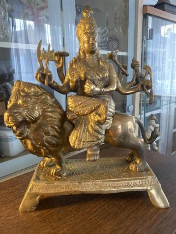 prachtexemplaar in de vorm van Durga. beschikbaar voor biedingen