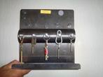 Metalen inox sleutel - memo wandrek 24 x 24 cm, Ophalen of Verzenden, Gebruikt