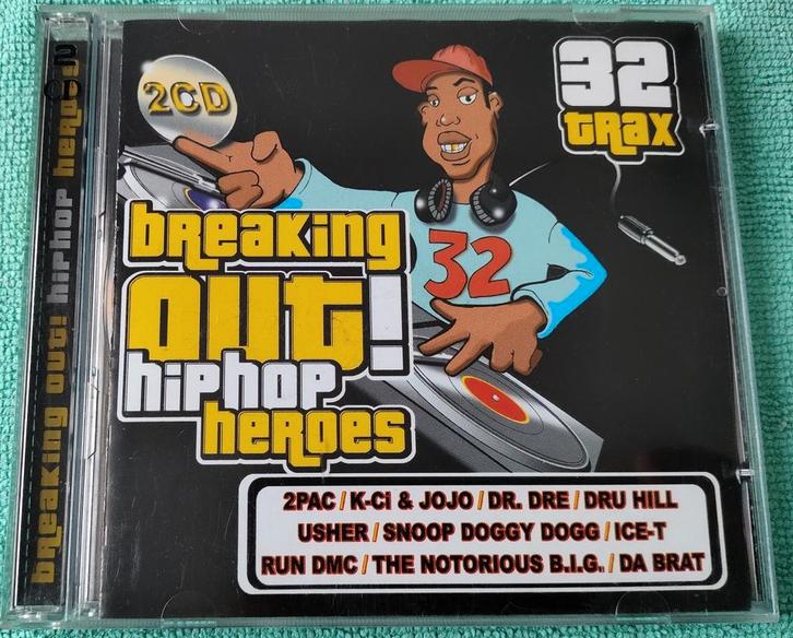 Breaking Out Hip Hop Heroes Double CD Nieuwstraat, CD & DVD, CD | Hip-hop & Rap, Comme neuf, 1985 à 2000, Coffret, Enlèvement ou Envoi