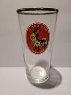 Oud bierglas Le Coq d'Or Verviers 33cl, Verzamelen, Ophalen of Verzenden, Gebruikt, Glas of Glazen, Overige merken