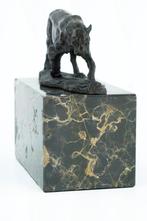 Bronzen Beeld van een Wandelende Panther GRATIS LEVERING, Antiek en Kunst, Verzenden, Brons