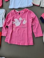 roze longsleeve, t-shirt United Colors of Benetton 74, Kinderen en Baby's, Babykleding | Maat 74, Ophalen, Zo goed als nieuw