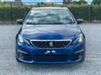 Peugeot 308 GT-LINE 1.2i 2018, Auto's, Parkeersensor, Euro 6, Blauw, 3 cilinders
