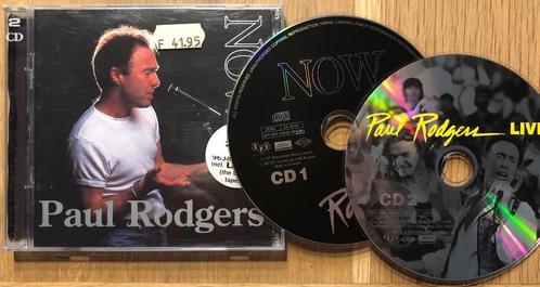 PAUL RODGERS - Now & Loreley tapes (2CD), CD & DVD, CD | Rock, Comme neuf, Pop rock, Enlèvement ou Envoi