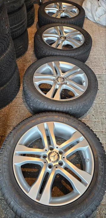18 inch Mercedes GLA Winterset 5x112 Dunlop 6-8mm TPMS  beschikbaar voor biedingen