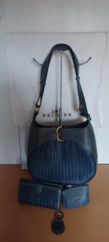 Delvaux ,Handtas,Chardonny Crossbody, Bijoux, Sacs & Beauté, Sacs | Sacs Femme, Comme neuf, Sac à main, Bleu, Enlèvement ou Envoi