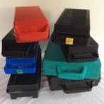 Vintage MC/K7/Cassettehouders - Plastic Boxen (8 Stuks), Enlèvement ou Envoi